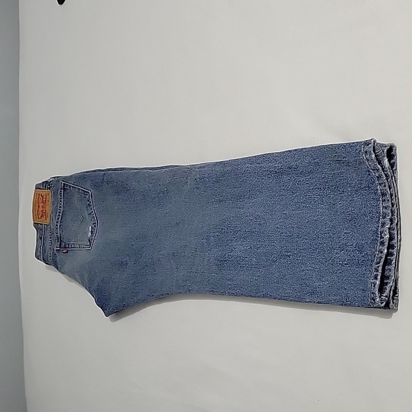 Vintage Men's Levi 514 Jeans | Distressed Blue Stone Washed| Size 34 W 32 L - Picture 9 of 12